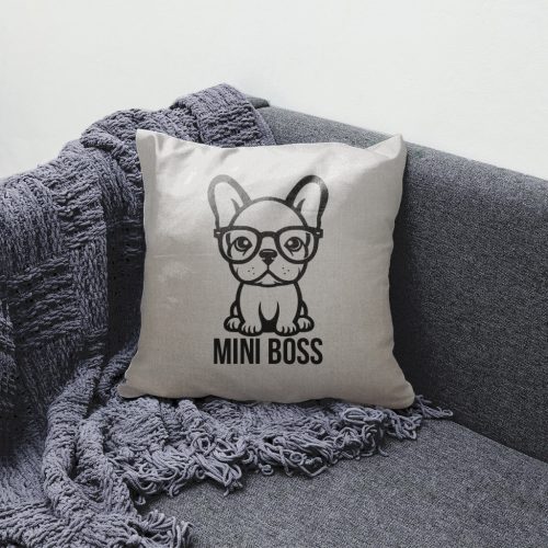 Mini boss - Francia bulldog párna